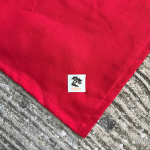 100% Cotton Handkerchief USA Duck Canvas Red 27.5 x 27.5