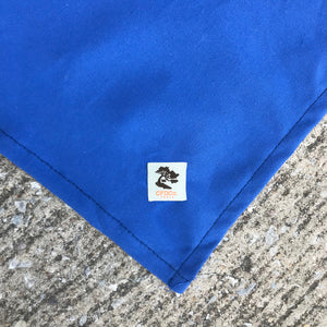 100% Cotton Handkerchief USA Duck Canvas Royal 27.5 x 27.5