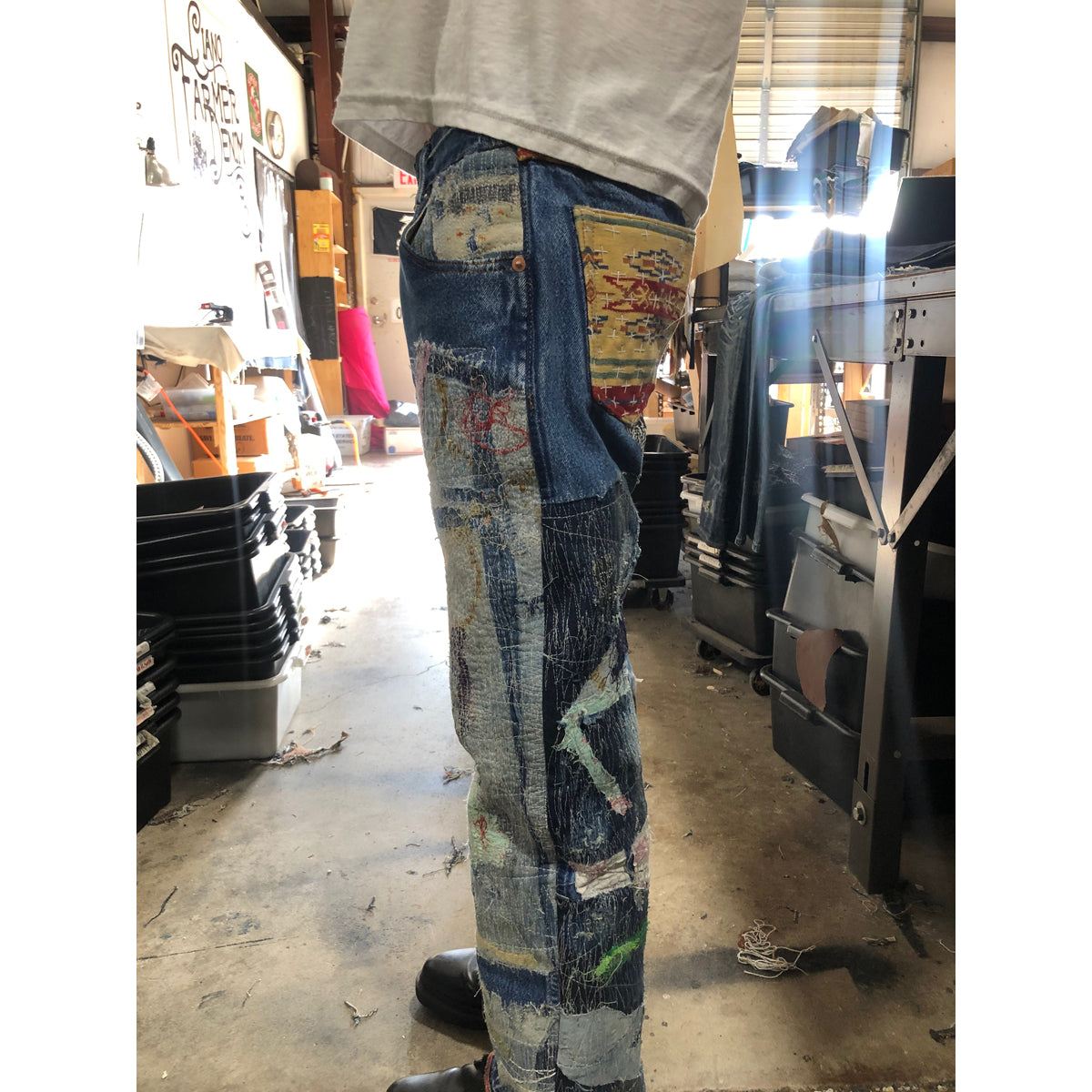 RE-MADE DENIM Boro and Sashiko Denim