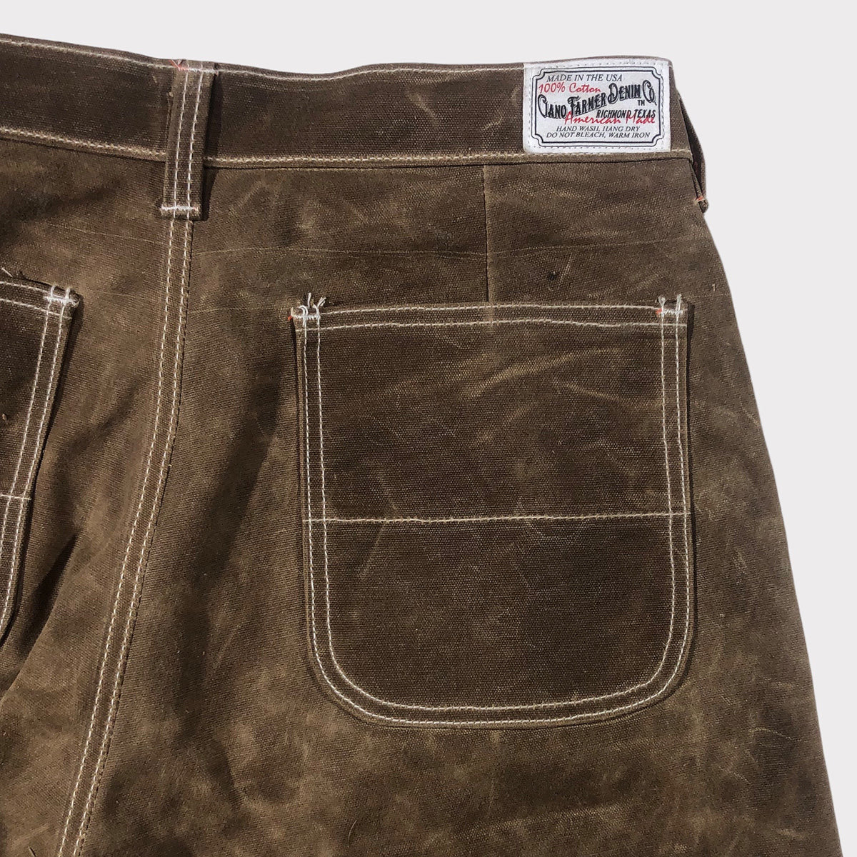 18oz WAX Duck Canvas Nutmeg Brown