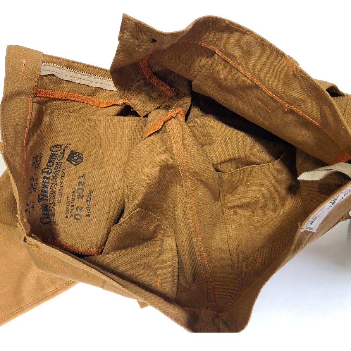 12oz Duck Canvas Ochre CHINO Version