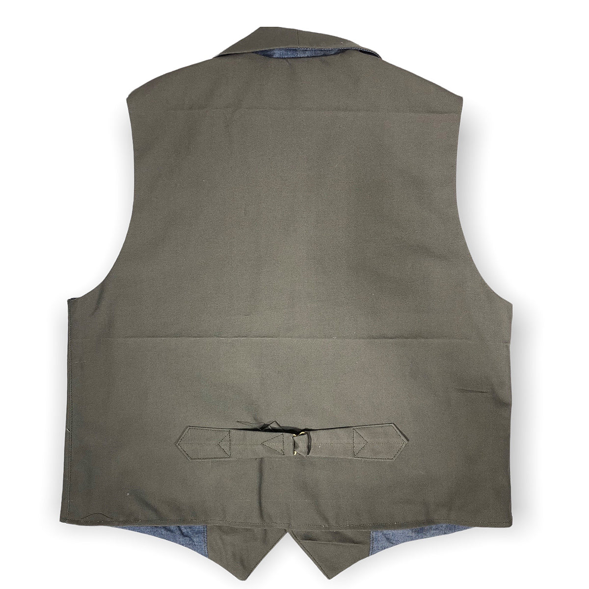 12oz Moss Duck Canvas Type D Waistcoat