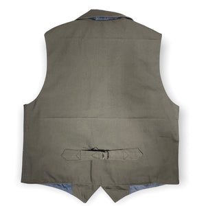12oz Moss Duck Canvas Type D Waistcoat