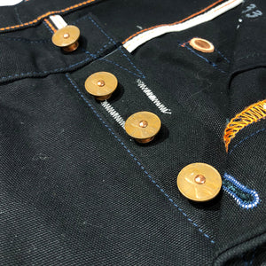 12oz Duck Canvas Black 5 POCKET Version