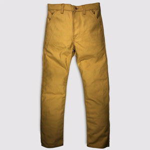 18oz Duck Canvas LITE OCHRE FIELD HAND Chino [ Back Patch Pockets ]