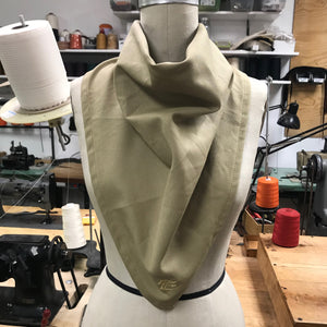 100% Cotton Handkerchief USA Duck Canvas Khaki 27.5 x 27.5