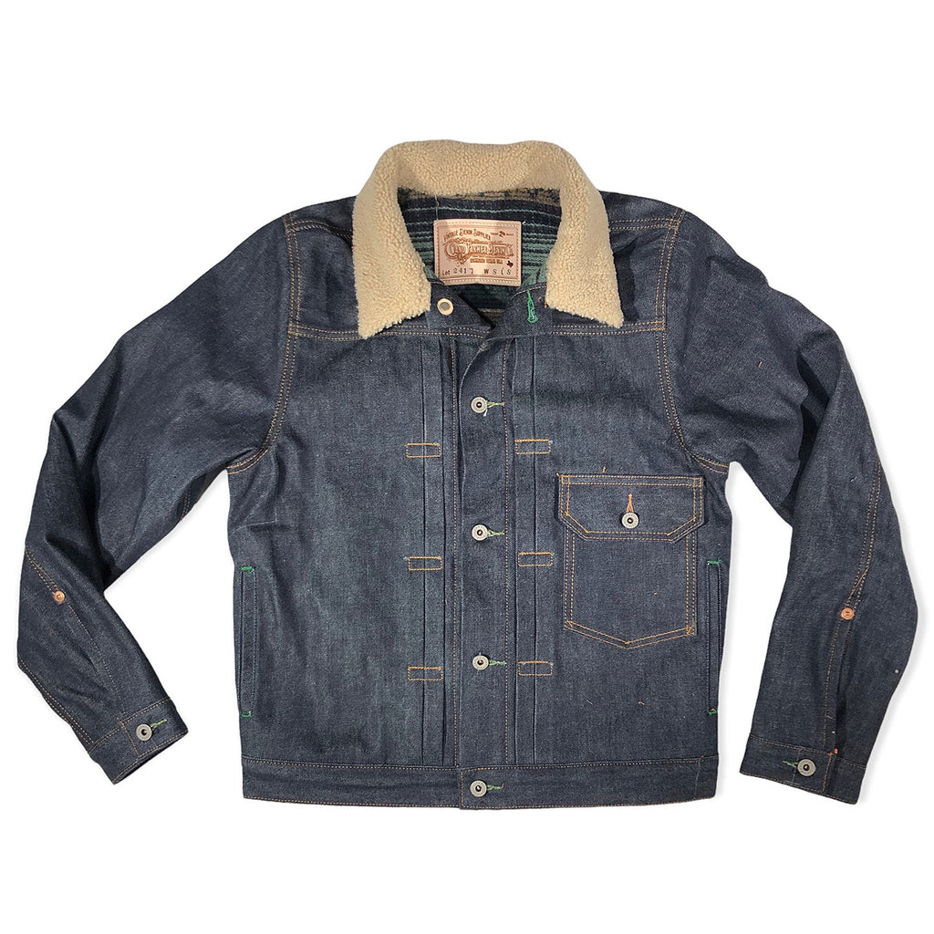 14oz Indigo Cone Mills Orange Selvage 1936 Type I Jacket  {Limited Quantities}