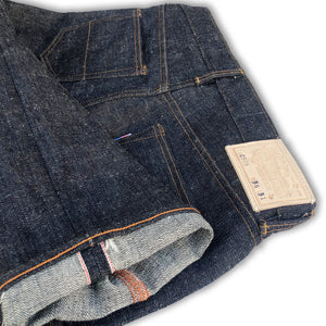 #0505 16oz Japanese INDIGO 'Secret Denim" SELVAGE 5 POCKET VERSION