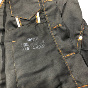 10oz 1960's [ Deadstock] Workman OD Green Selvage Twill Type III Jacket [ Modify ]