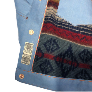 14oz Japanese 70's Vintage Oshkosh Blue FIELDHAND Jacket