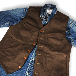 Waistcoat TYPE IH [ ICHIRO HACHIYA ] 18oz Duck Canvas { Various Colors }