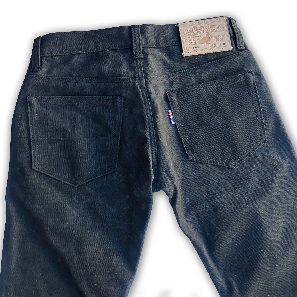 18oz WAX Duck Canvas Black 5 pocket Model
