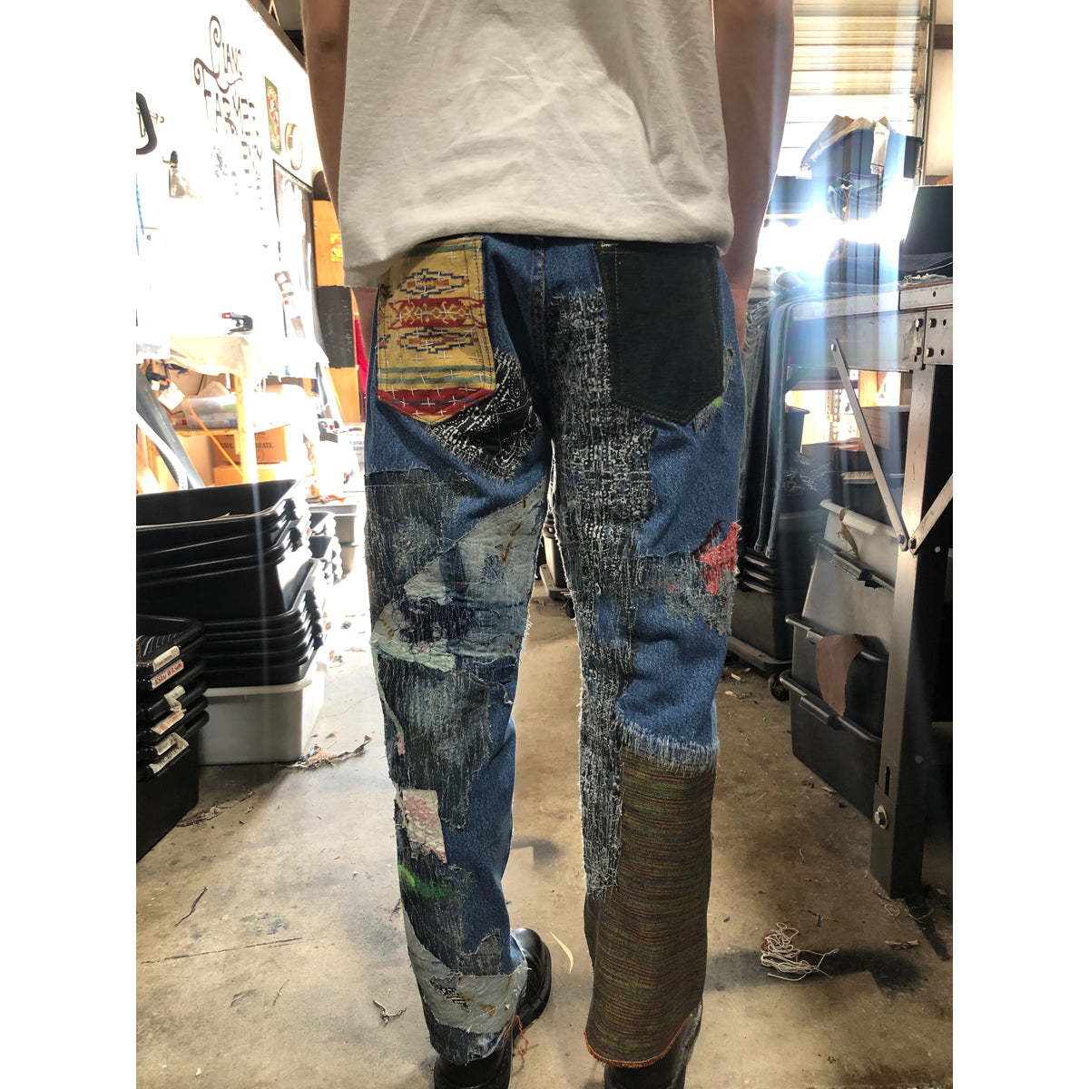 RE-MADE DENIM Boro and Sashiko Denim