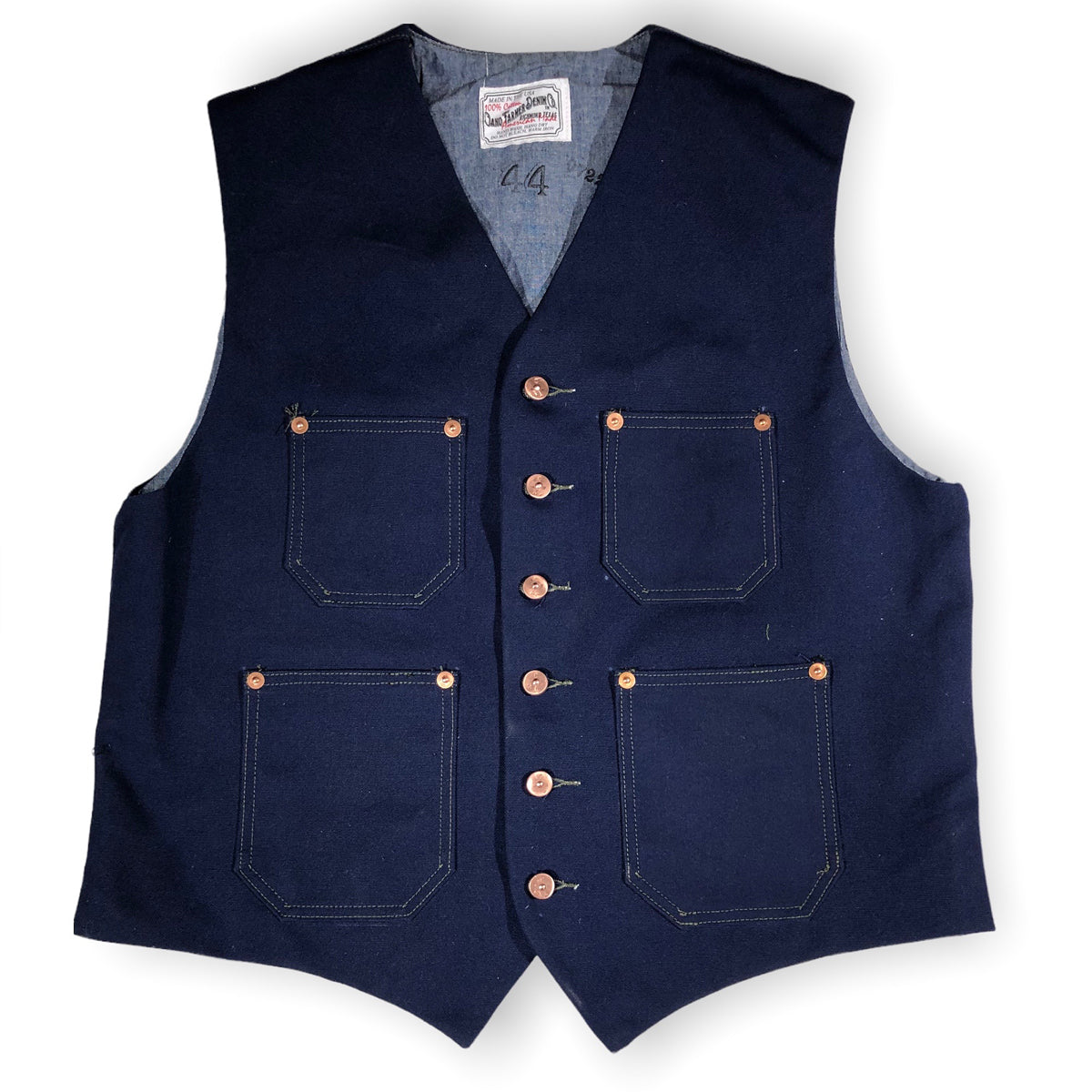 Waistcoat TYPE IH [ ICHIRO HACHIYA ] 18oz Duck Canvas { Various Colors }