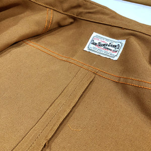 12oz USA Duck Canvas Selvage Ochre " 1960's DEADSTOCK" WORKSHIRT
