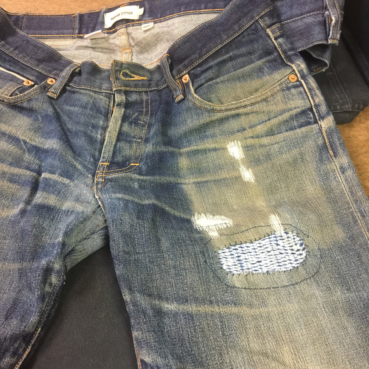 DENIM Repair. PATCHWORK Darning!