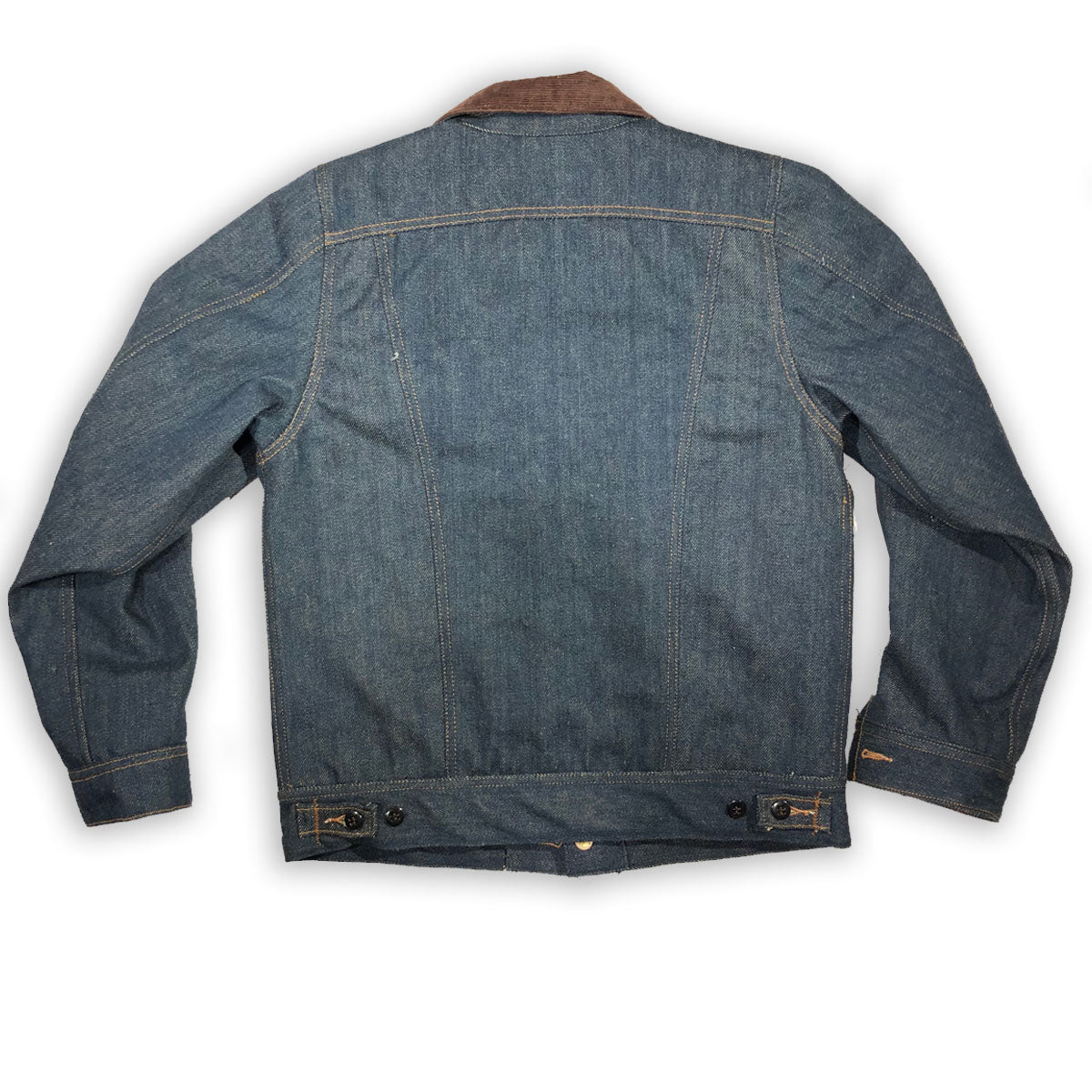 20oz Japanese INDIGO 'Secret Denim" LSR Style Jacket "unsanforized"