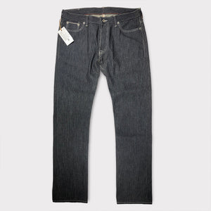 #2006 14oz Japanese Indigo/Indigo Jacquard Mini WABASH Selvage 5 POCKET VERSION