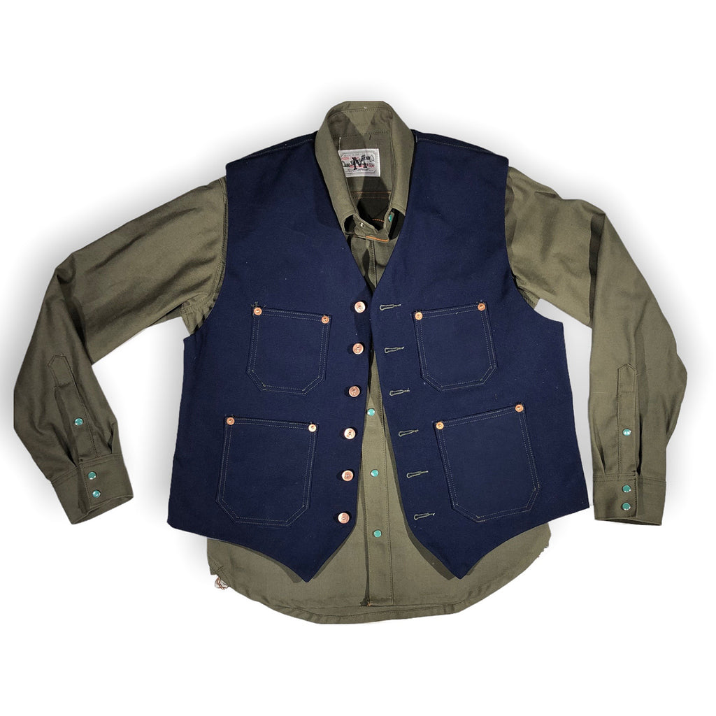 Waistcoat TYPE IH [ ICHIRO HACHIYA ] 18oz Duck Canvas { Various Colors }