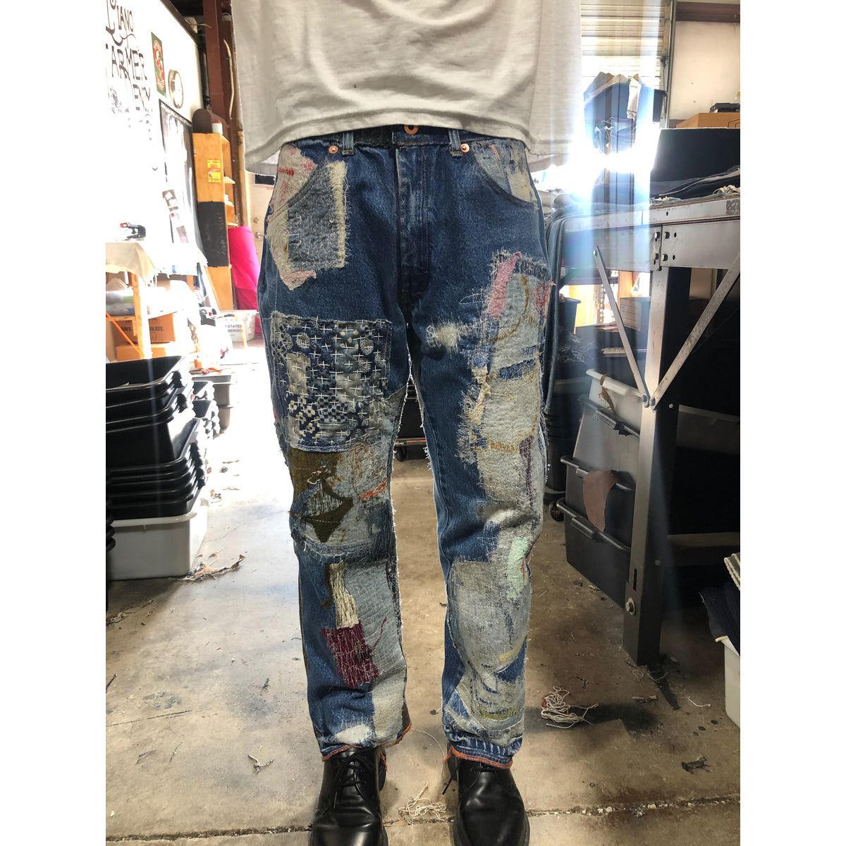 RE-MADE DENIM Boro and Sashiko Denim