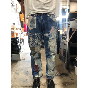 RE-MADE DENIM Boro and Sashiko Denim