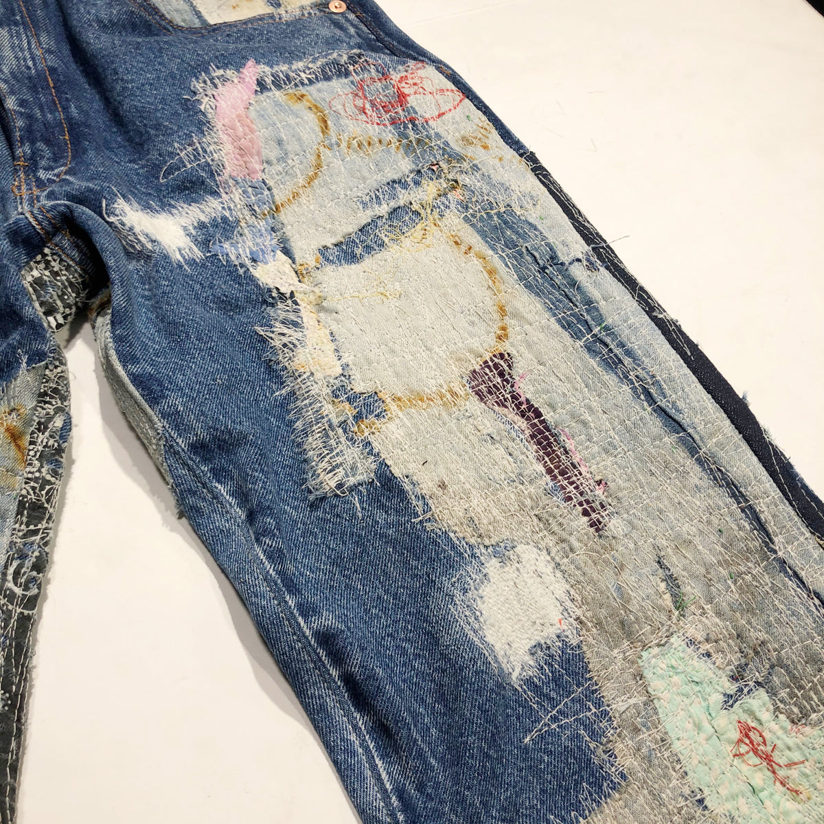 RE-MADE DENIM Boro and Sashiko Denim
