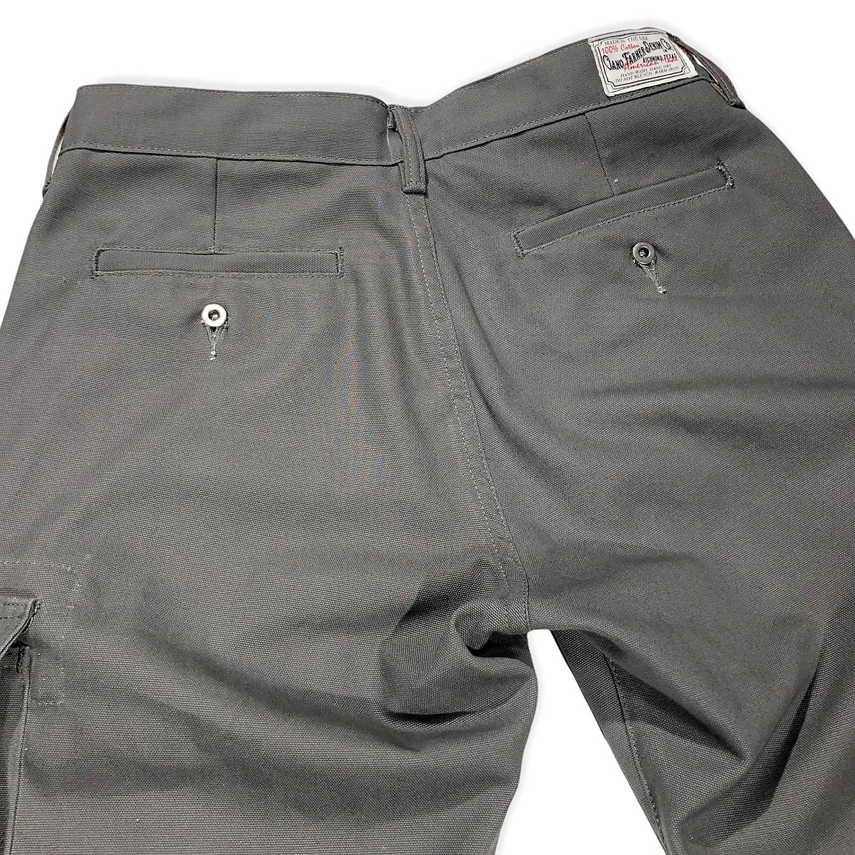 12oz Duck Canvas GREY CHINO "CARGOS" Version