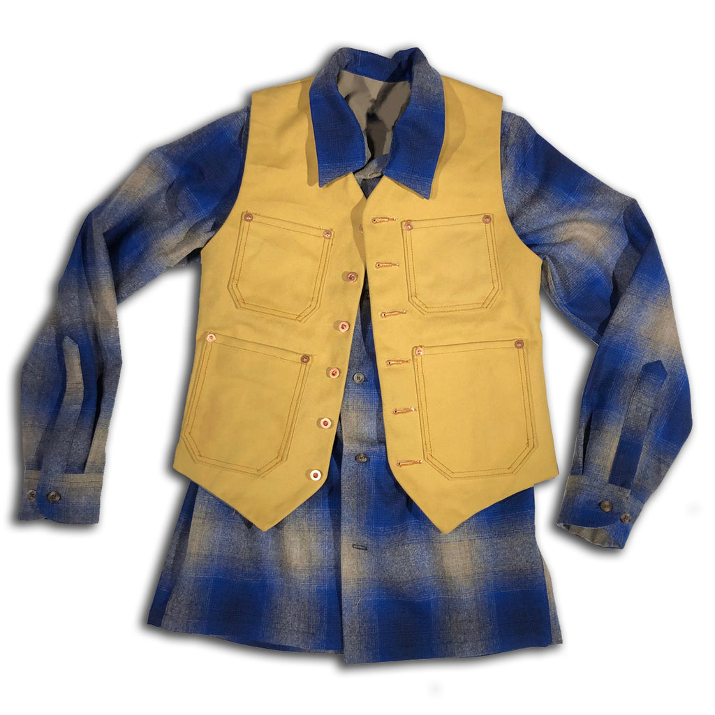 Waistcoat TYPE IH [ ICHIRO HACHIYA ] 18oz Duck Canvas { Various Colors }