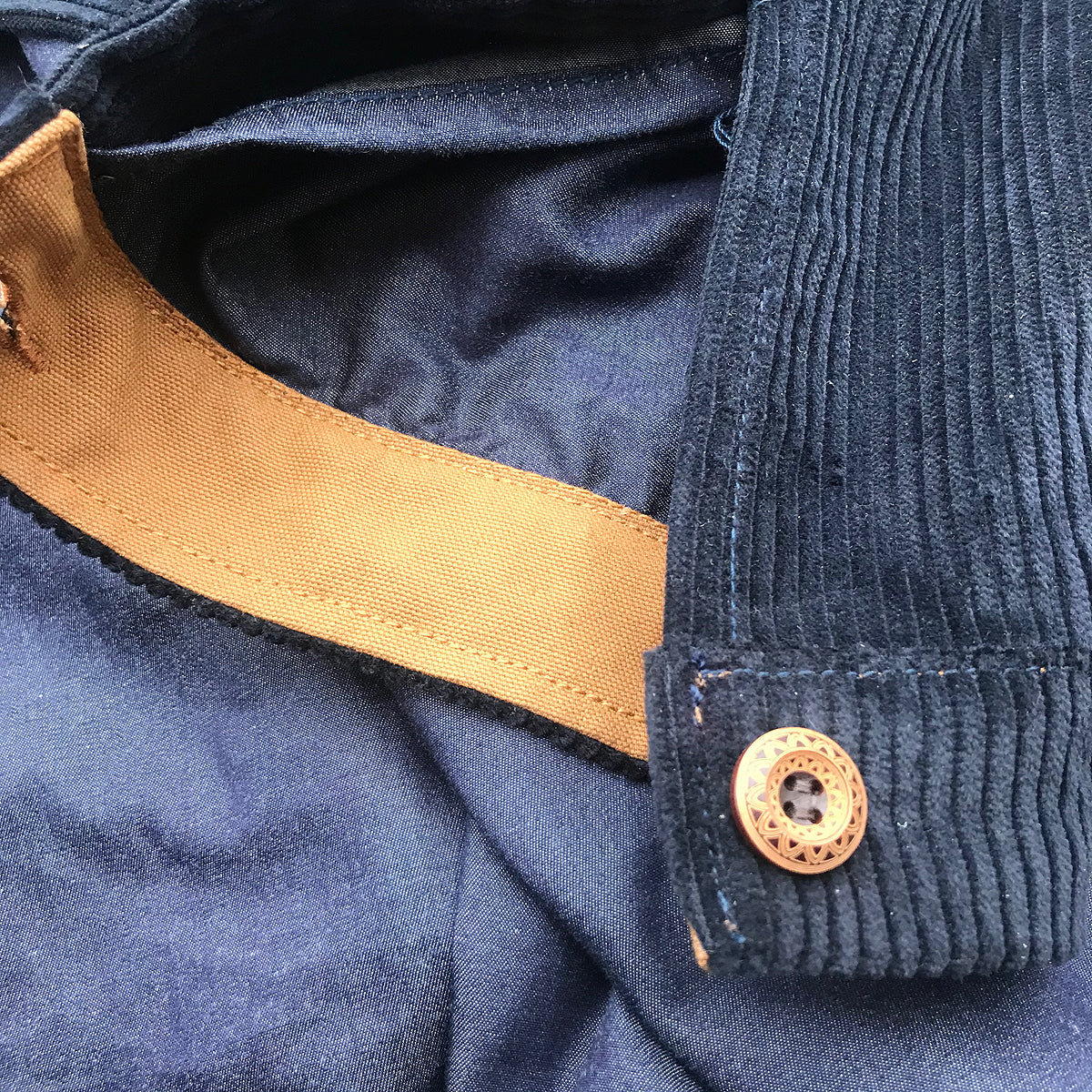 1800 Series M. Brando Jacket 13oz Wide Wale Corduroy NAVY