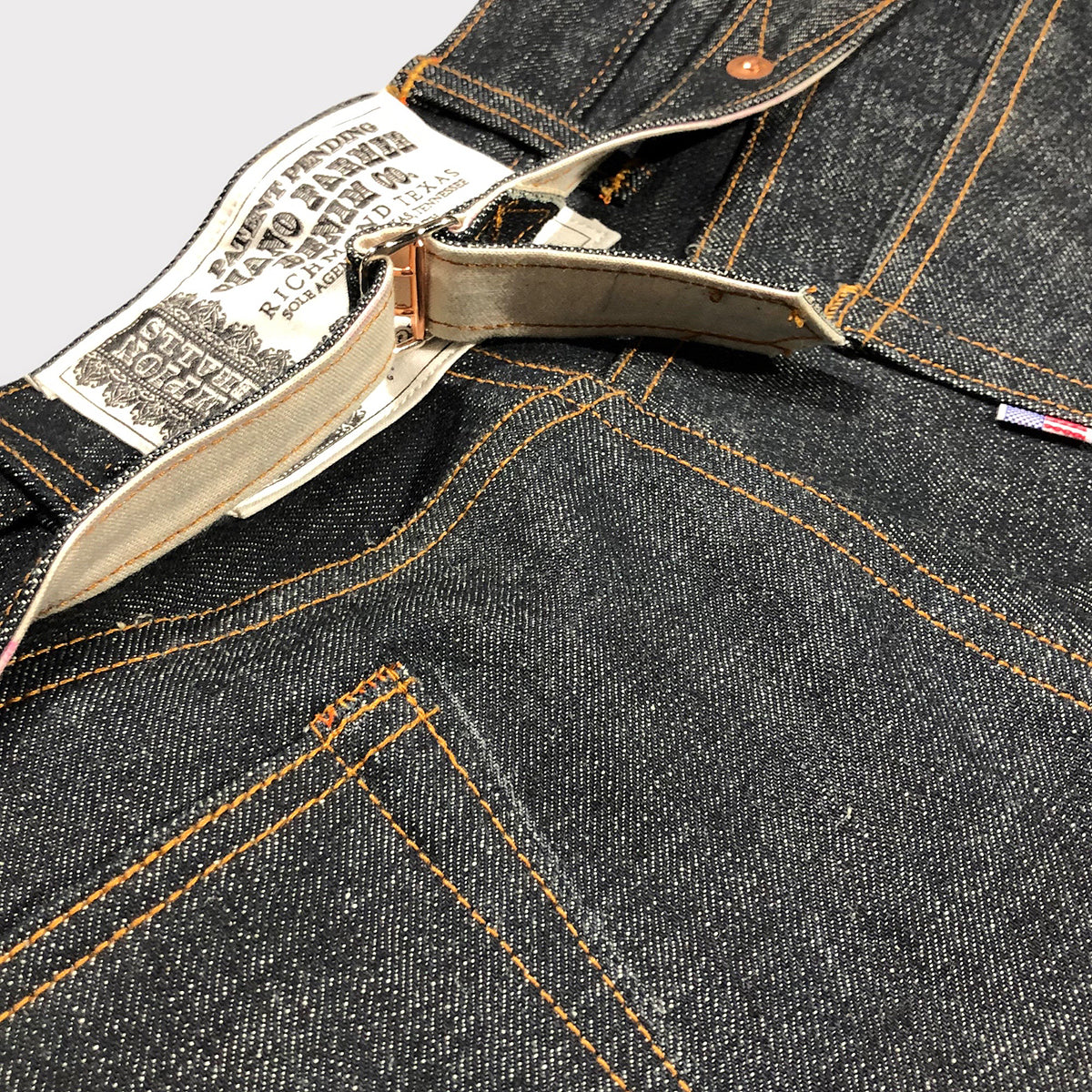 1844 Modify Dungarees 15oz JPN Orange Kojima Selvage Denim 905 fit 34 x 32