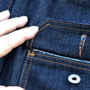 13.5oz 1968 Indigo Cone Mills Selvage 1953 Type II Jacket  {Limited Quantities}