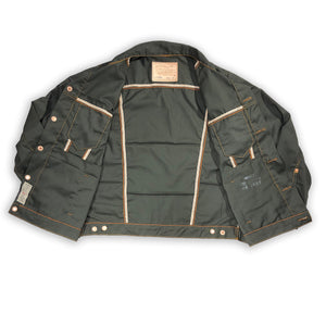 10oz 1960's [ Deadstock] Workman OD Green Selvage Twill Type III Jacket [ Modify ]