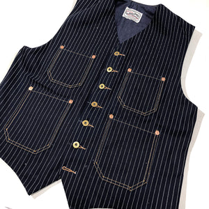 Waistcoat TYPE IH [ ICHIRO HACHIYA ] 13.5oz Japanese Indigo/Indigo WABASH White Selvage