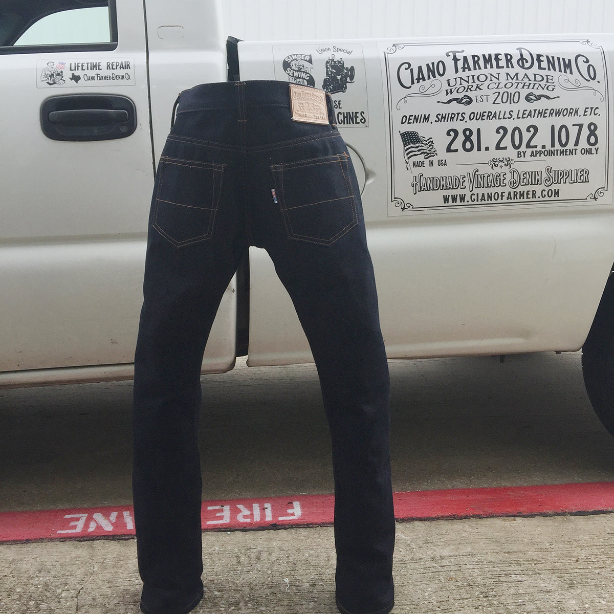 23oz Heavy TYPE IH [ ICHIRO HACHIYA ] Japanese Indigo Red/White Selvage