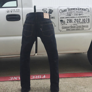 23oz Heavy TYPE IH [ ICHIRO HACHIYA ] Japanese Indigo Red/White Selvage