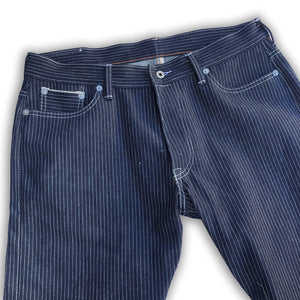 #2006 14oz Japanese Indigo/Indigo Jacquard Mini WABASH Selvage 5 POCKET VERSION