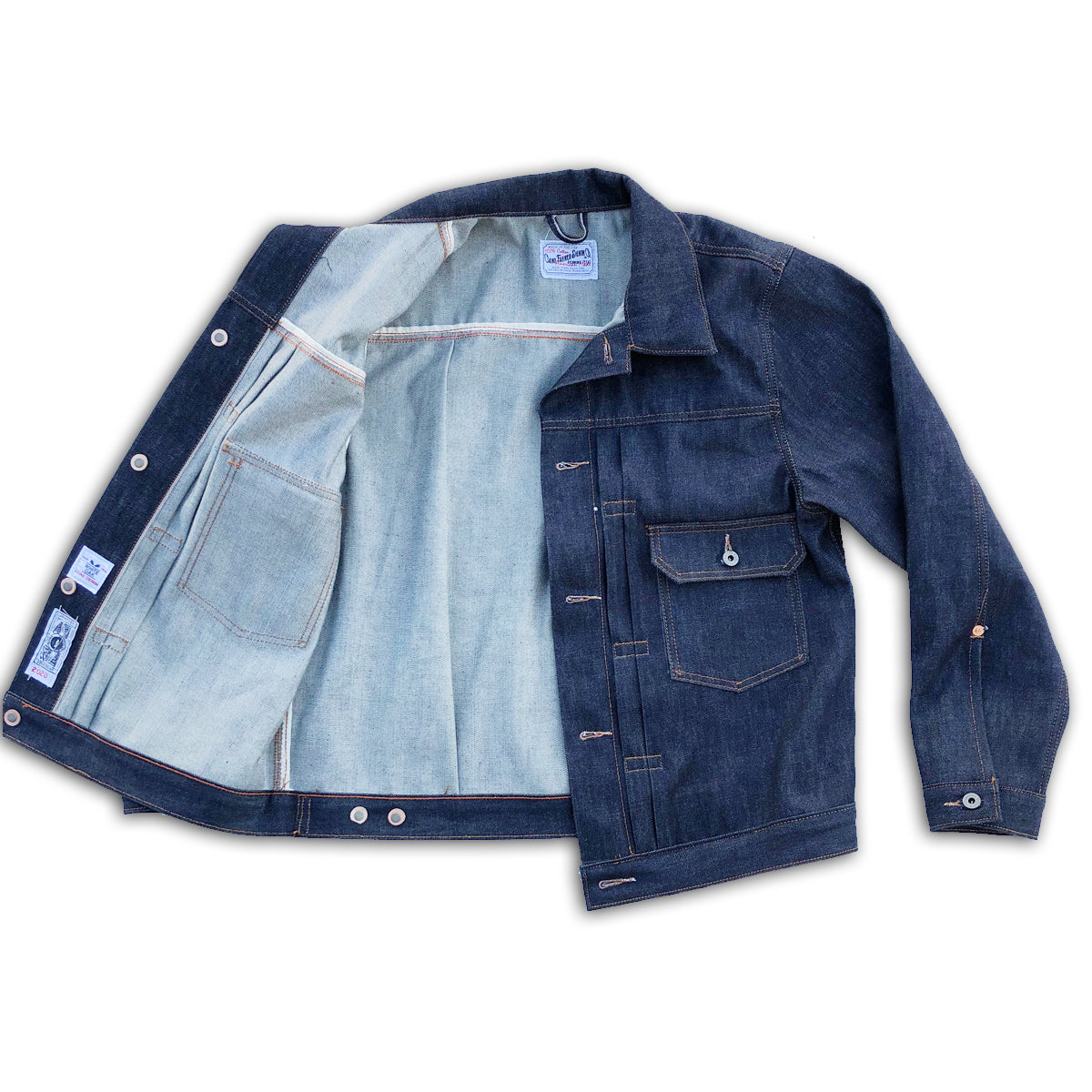 13.5oz 1968 Indigo Cone Mills Selvage 1953 Type II Jacket  {Limited Quantities}