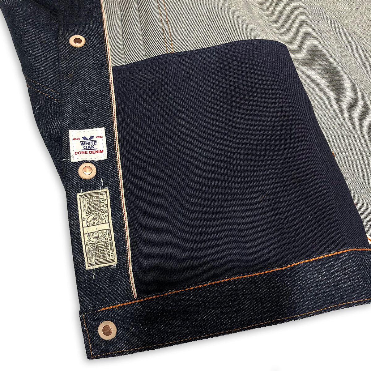 13.5oz 1968 Indigo Cone Mills Selvage 1953 Type II Jacket  {Limited Quantities}