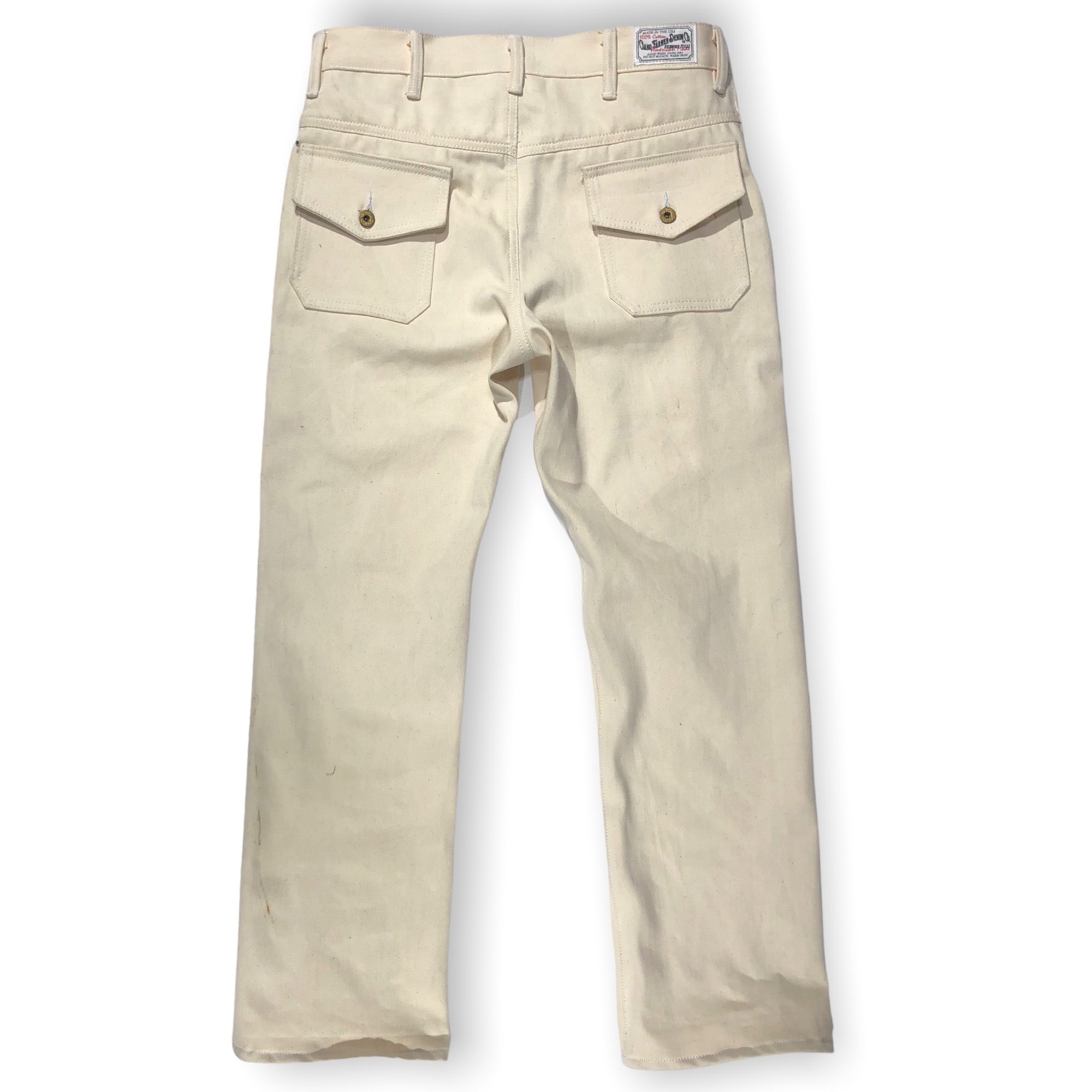 Cone Mills 14oz Natural in 1960's LEE® "Womens" Jeans