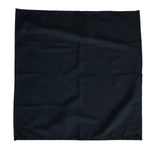 100% Cotton Handkerchief USA Duck Canvas Black 27.5 x 27.5 CFDCo