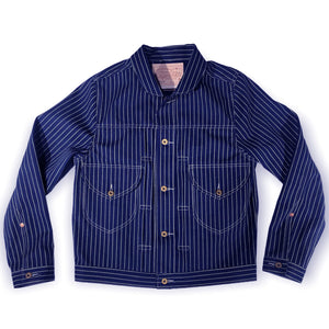 10oz Japanese Wabash Selvage William Harris Ranch Hand Jacket Rounded Collar
