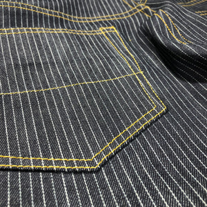 #2006 14oz Japanese Indigo/Indigo Jacquard Mini WABASH Selvage 5 POCKET VERSION