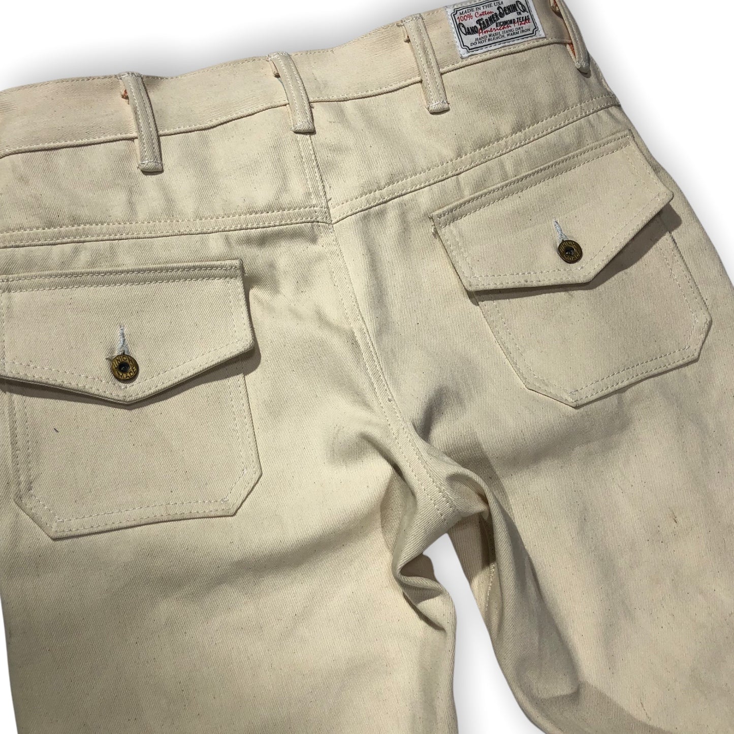 Cone Mills 14oz Natural in 1960's LEE® "Womens" Jeans