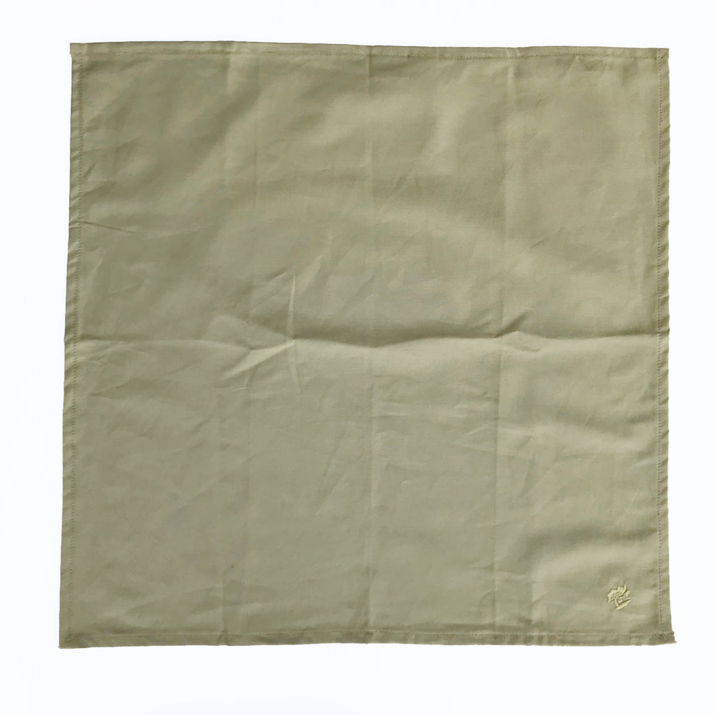 100% Cotton Handkerchief USA Duck Canvas Khaki 27.5 x 27.5