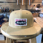 VINTAGE 1980's "MOORMAN'S FEED" Patch - 15oz Duck Canvas Snapback HAT