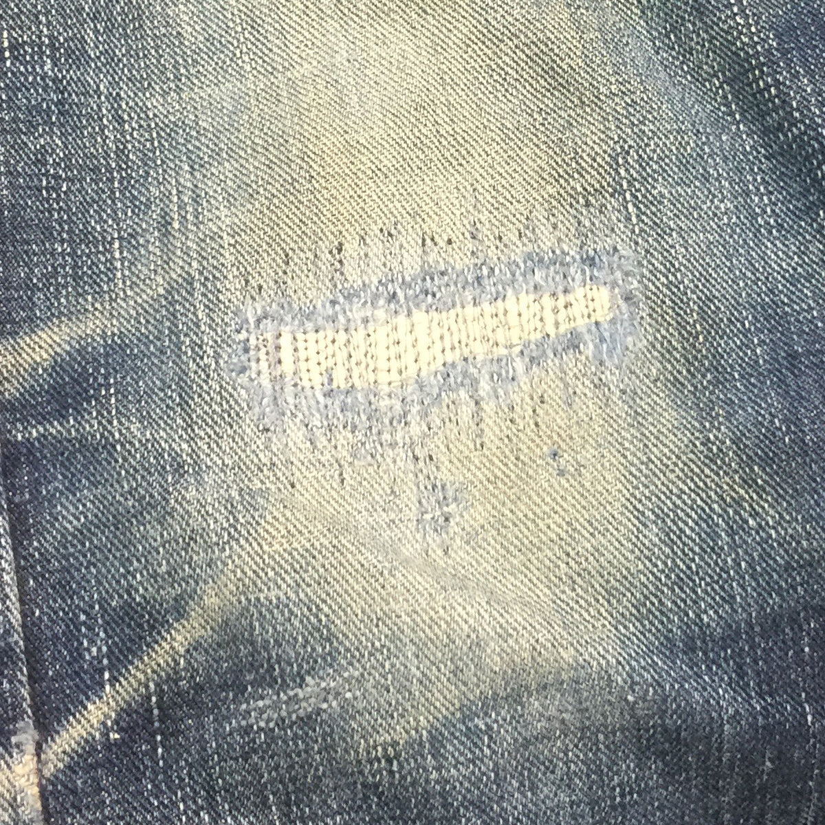 DENIM Repair. PATCHWORK Darning!