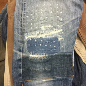 DENIM Repair. PATCHWORK Darning!
