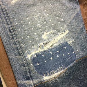 DENIM Repair. PATCHWORK Darning!