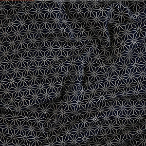 Japanese Nara Cotton Canvas Indigo Handkerchief 27.5 x 27.5 "PLAID"
