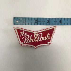 18oz Duck Canvas Navy Vintage HAT Patch 60s "Gulf, Mobile & Ohio Railroad: "The Rebel Route" Patch